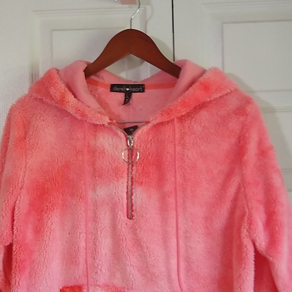 Derek Heart tye dye teddy bear hoodie size… - Picture 4 of 7